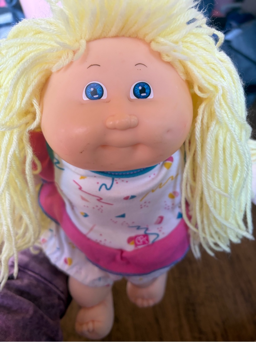 Cabbage Patch Kids Doll 1978-1987 Vintage Long Blond Hair 80’s Outfit